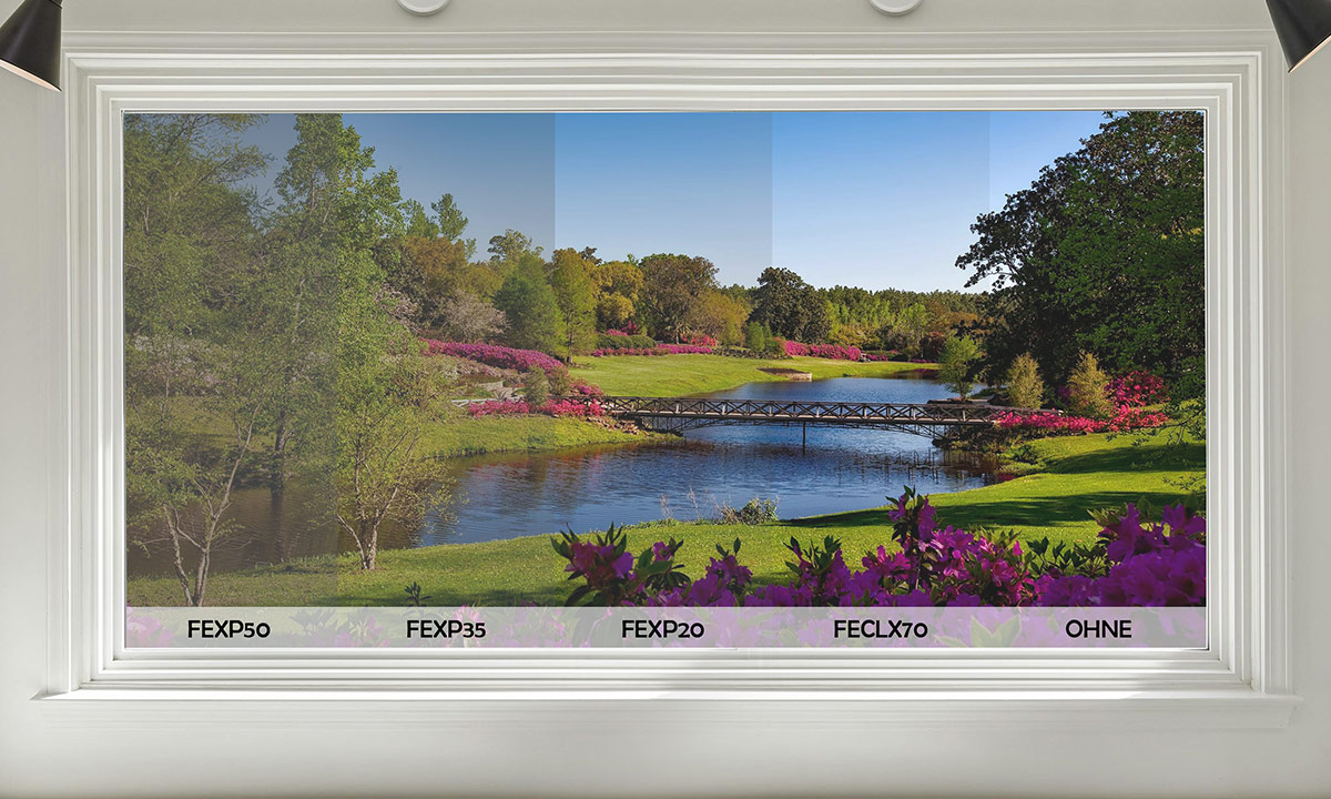 Sonnenschutzfolie, Hitzeschutzfolie Premium Klarsicht FECLX70